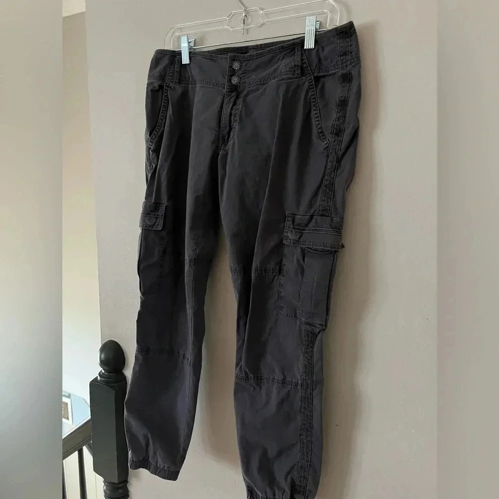 Prana Organic Cotton Cargo Joggers -Size 6 - Picture 3 of 12